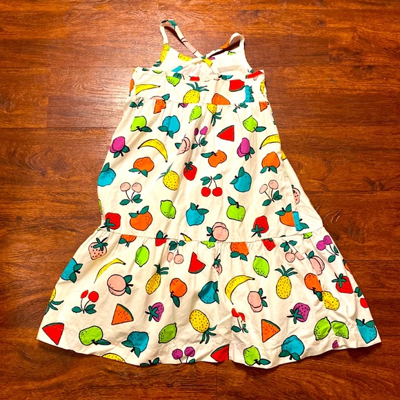 Hanna Andersson Fruit Tank Style Long Maxi Dress Girl’s Size 6-7 120cm - Picture 5 of 10